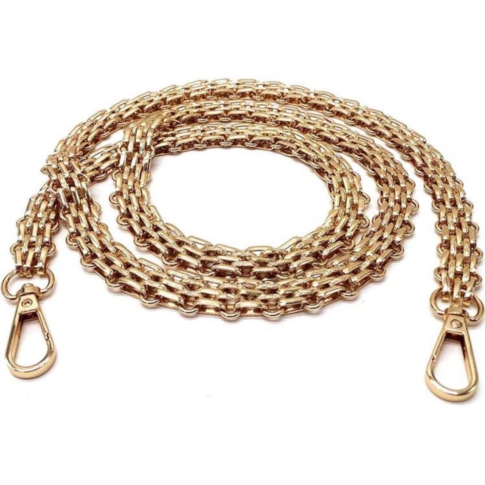 47.24 inches Gold Chain Bag Strap
